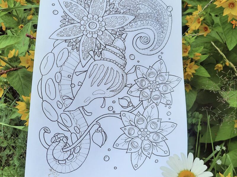 Sea Dreams coloring page
