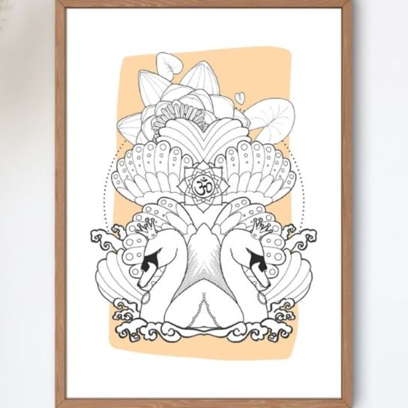 Swantastic wall art set