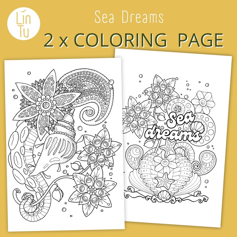 Sea Dreams coloring pages